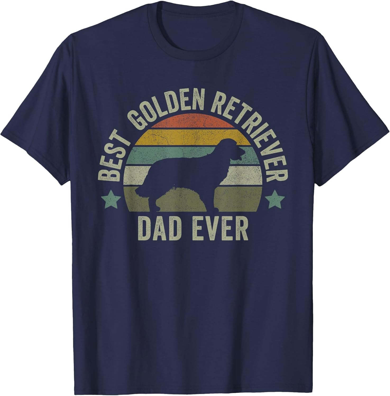 Golden Retriever Dad Dog Shirt, Funny Fathers Day Doggy