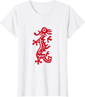 Chinese Mah Jong Red Dragon Tile Mahjong Costume