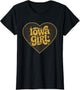 Retro Iowa Girl Heart Throwback Iowa Girls