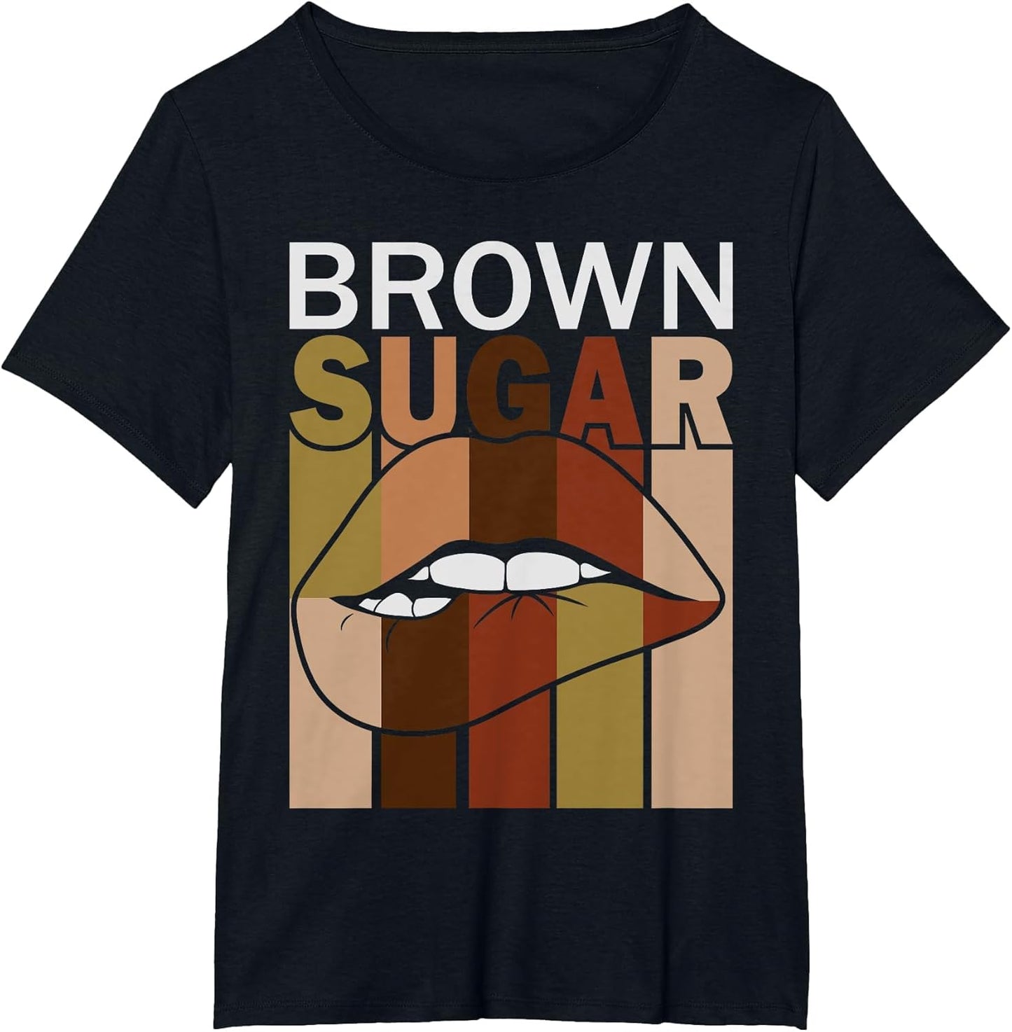 Melanin Brown Lips African American Woman Pride