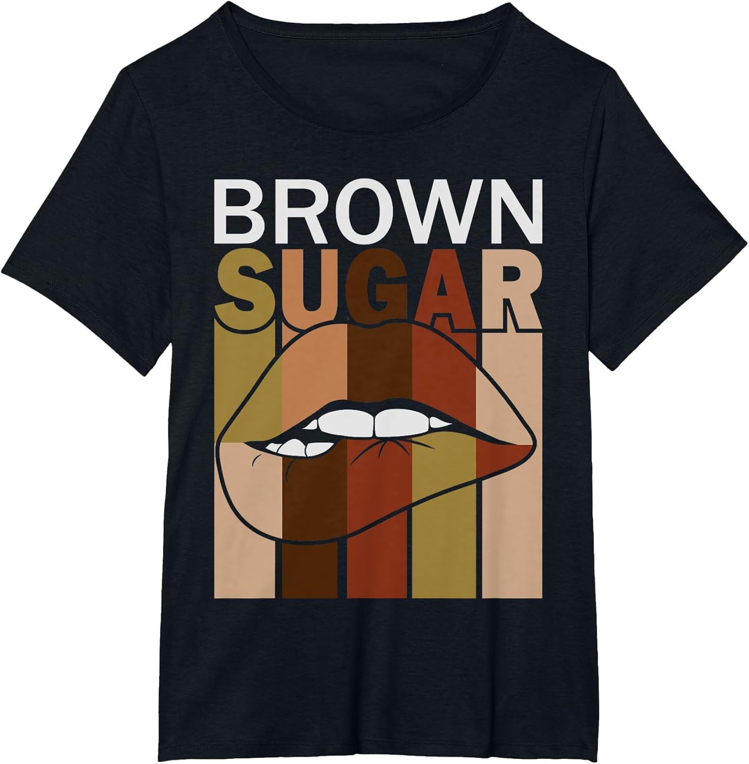 Melanin Brown Lips African American Woman Pride