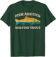Fish Around and Find Trout Retro Fly Fishing