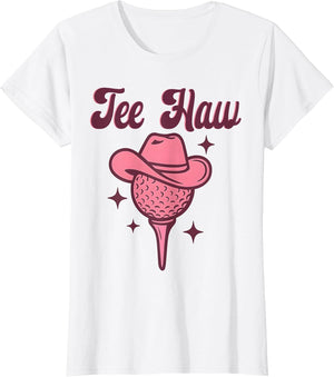 Western Haw Y'all Funny Golf Ball Cowgirl Southern Women