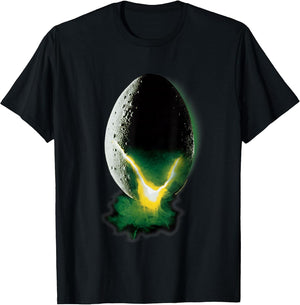 Iconic Xenomorph Egg Hatching Neon Big Chest Poster