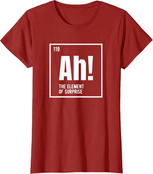 Ah The Element of Surprise Funny Chemistry Science Humor