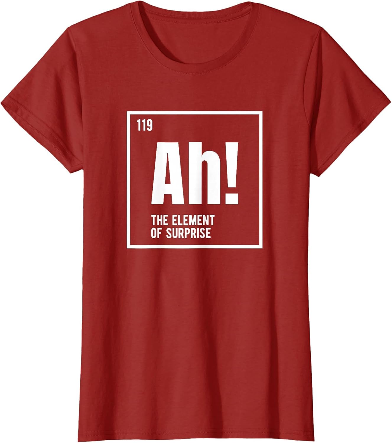 Ah The Element of Surprise Funny Chemistry Science Humor