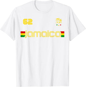 Jamaica 1962 Jersey Judah Lion Shirt Rasta Jamaican Flag