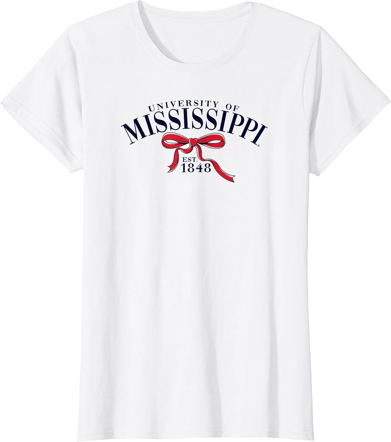 Mississippi Ole Miss Rebels Bow Arch White