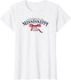 Mississippi Ole Miss Rebels Bow Arch White