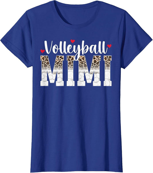 Volleyball Mimi Leopard Grandma Mimi of A Volleyball Player