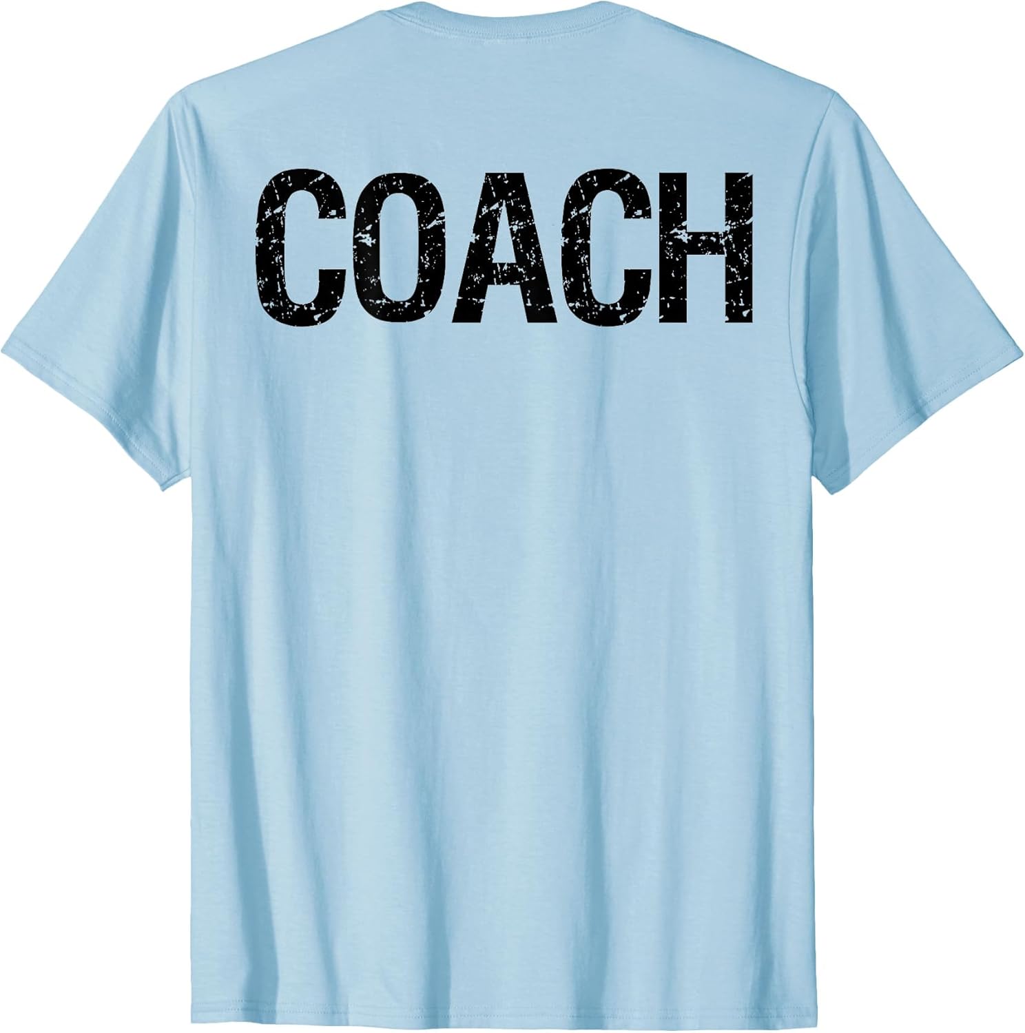 Coach on Back for Coaches Soccer Baseball Football