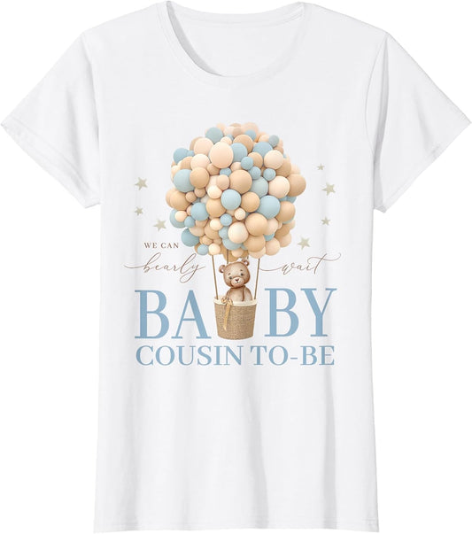 Cousin We Can Bearly Wait Baby Shower Bear Family Matching