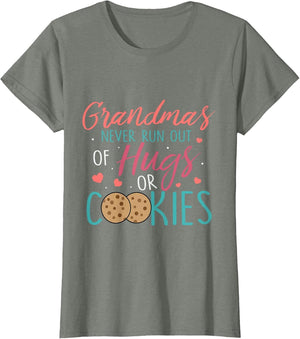 Funny Grandma Never Runs Out Hugs or Cookies Baking Family