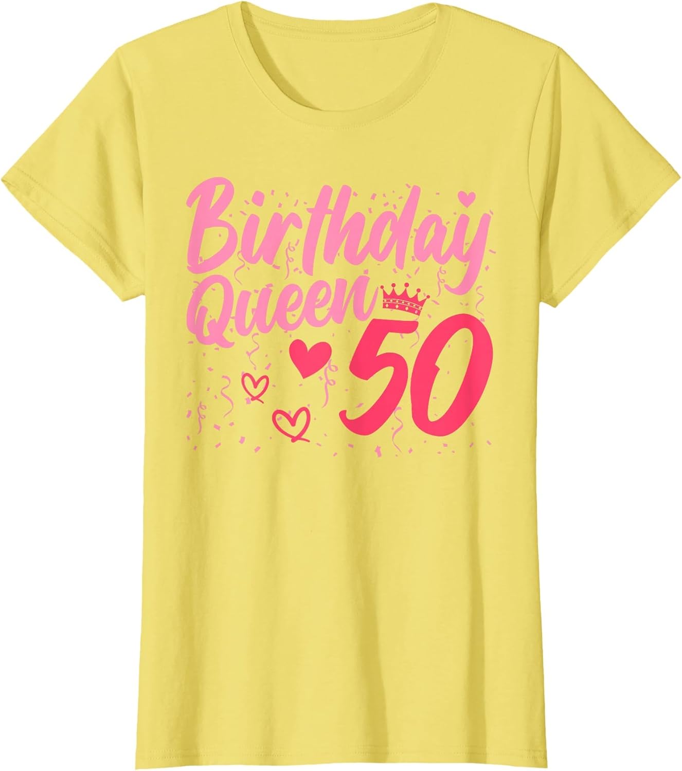 Birthday Queen 50 Years Old Ladies Cute 50th Birthday Women