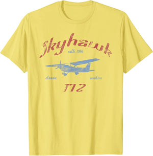 172 Skyhawk Airplane Classic Vintage Aviation Private Pilot