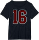 Maroon and White Number 16 Jersey Player Uniform #16 Fan