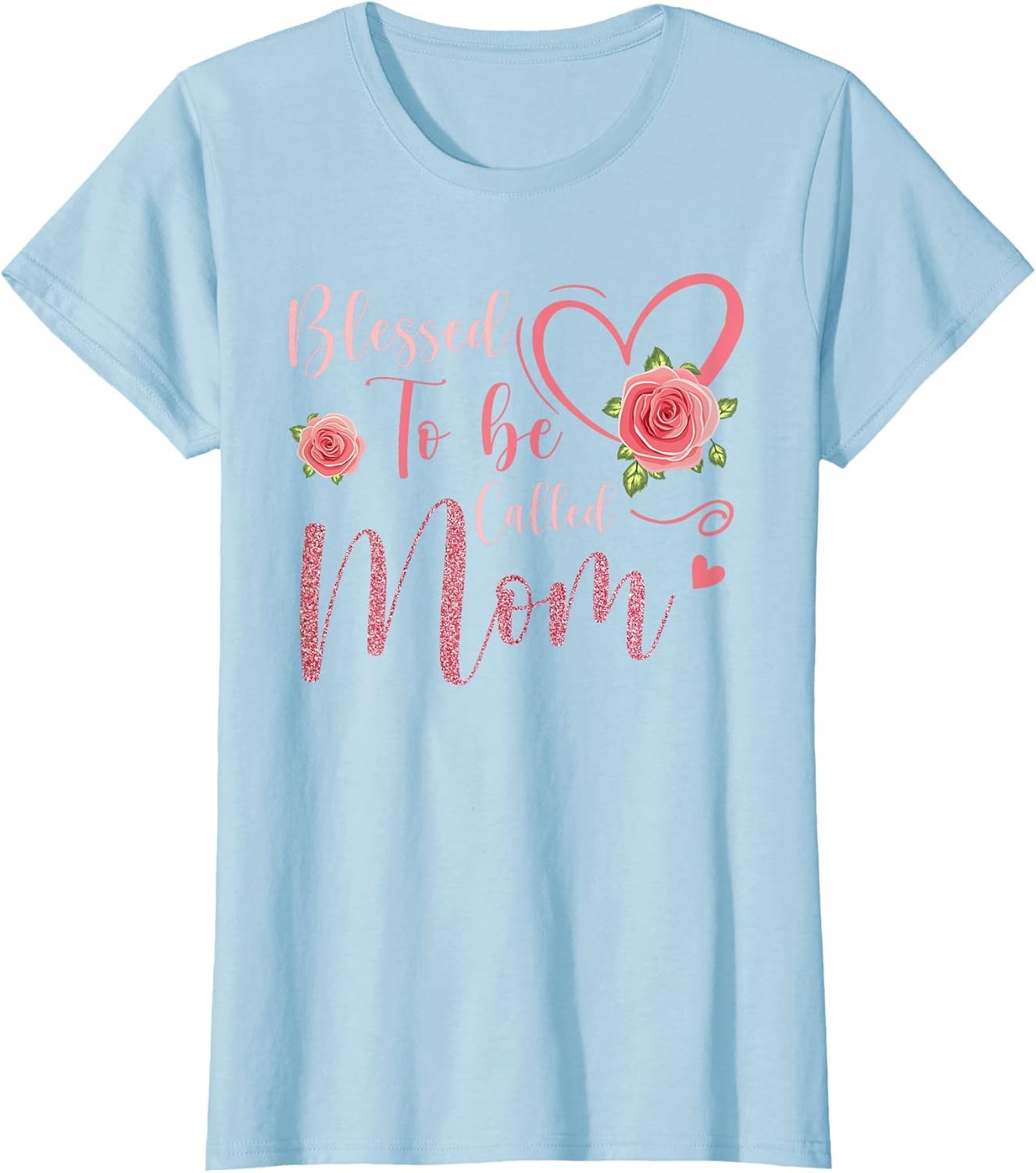 Blessed to Be Called Mom Cute Floral Women Mothers Day