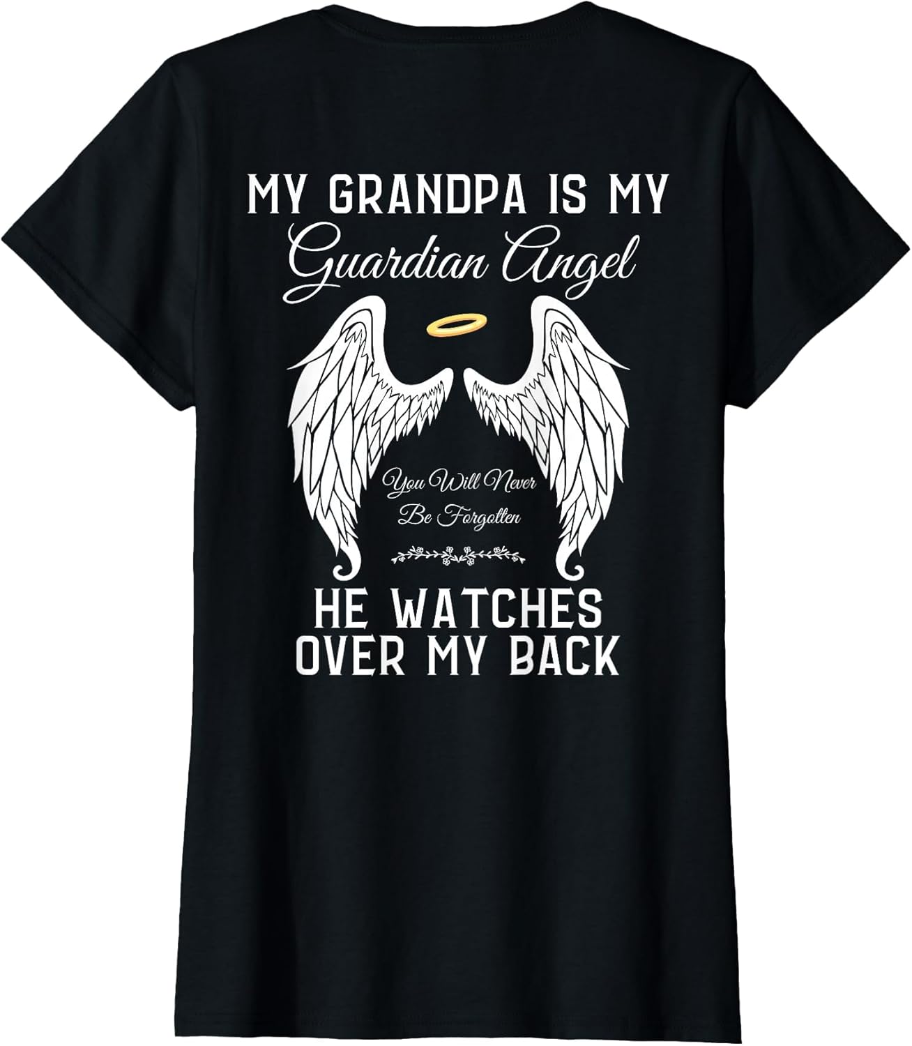 My Grandpa is My Guardian Angel in Heaven Memorial Memory