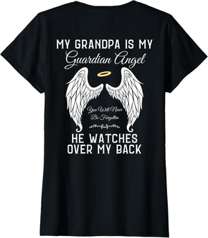 My Grandpa is My Guardian Angel in Heaven Memorial Memory