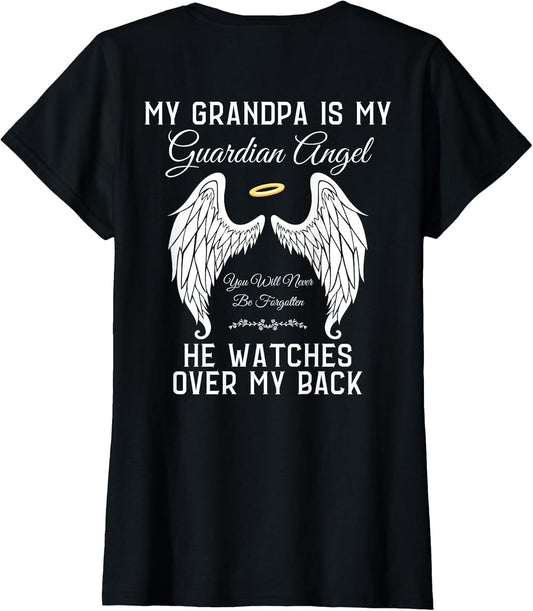 My Grandpa is My Guardian Angel in Heaven Memorial Memory