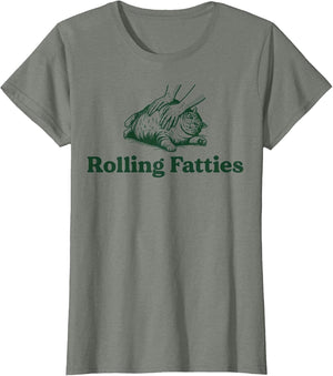 Rolling Fatties Cat Funny Cute Cat Lover Kitten Owner Kitty
