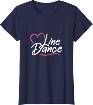 Line Dance Heart Western Line Dancing Cowgirl Dancer