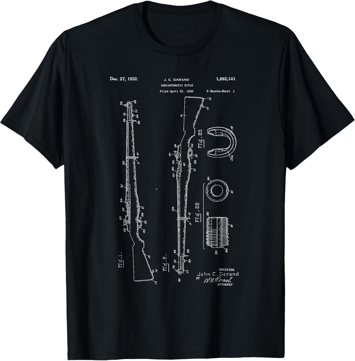 M1 Rifle Garand .30 Cal Blueprints Vintage 1932