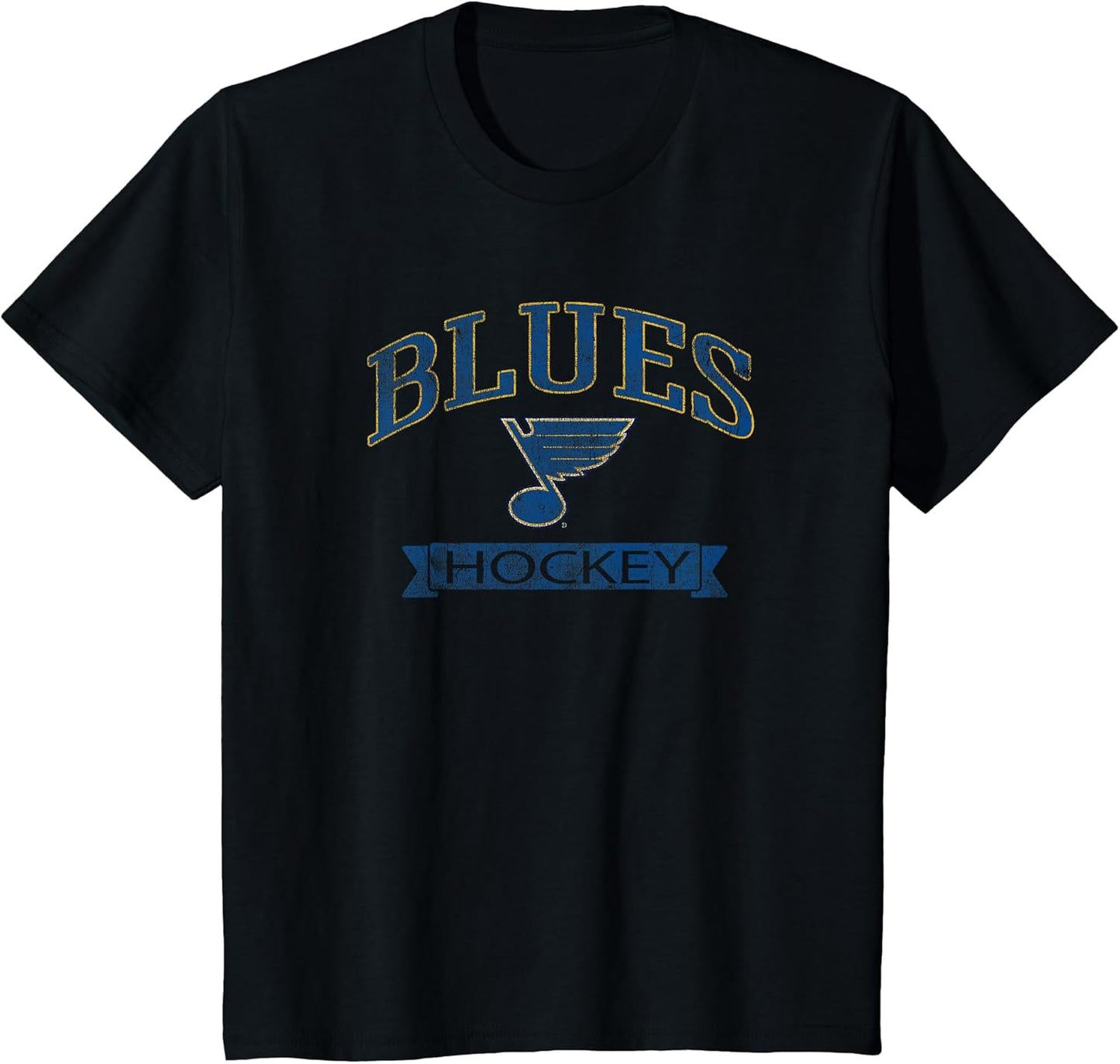 St. Louis Blues Vintage Hockey Black Officially Licensed