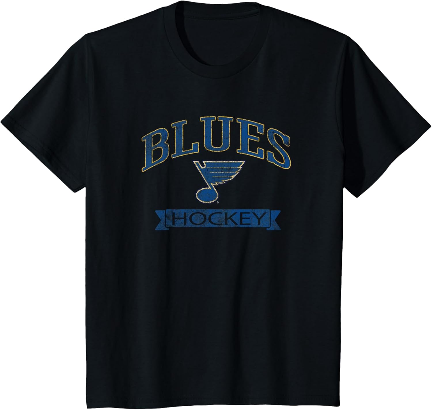 St. Louis Blues Vintage Hockey Black Officially Licensed