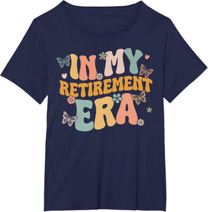 Groovy Floral in My Retirement Era Funny Women Retired Retro