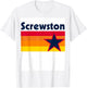 Screwston Texas H-Town Houston Retro White