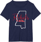 Mississippi Ole Miss Rebels State Logo Officially Licensed