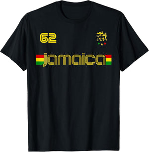 Jamaica 1962 Jersey Judah Lion Shirt Rasta Jamaican Flag