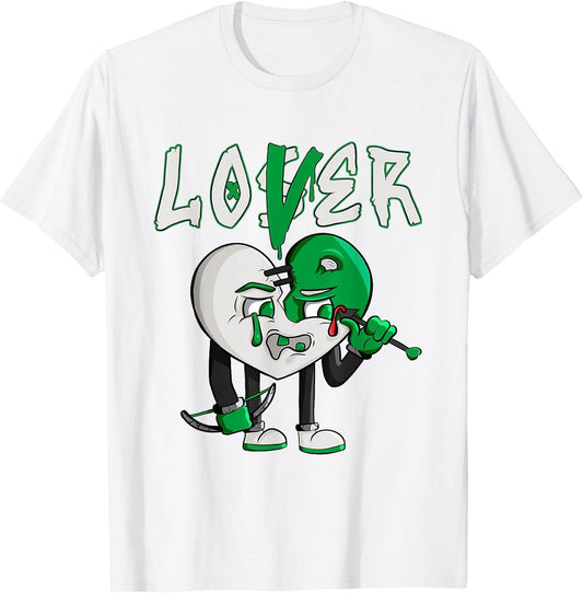 Loser Love Drip Heart Matching Lucky Green White