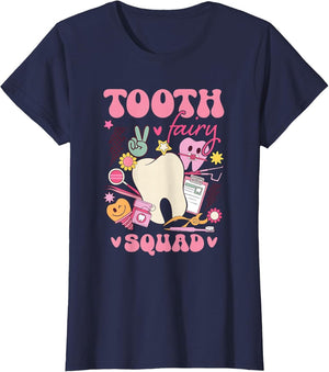 Cute Tooth Fairy Squad Matching for Dentist Dental Assistant