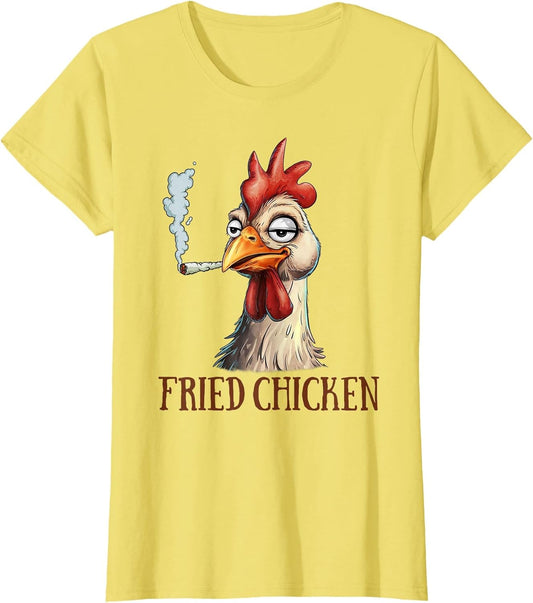 Cannabis Weed Lover 420 Chicken Smoking Stoned Fried Chicken