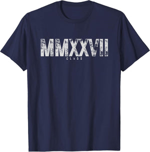 Class of 2027 MMXXVII Graduation Vintage Senior 2027 College