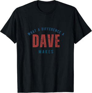 WHAT A DIFFERENCE A DAVE MAKES - DAVID funny sarcastic