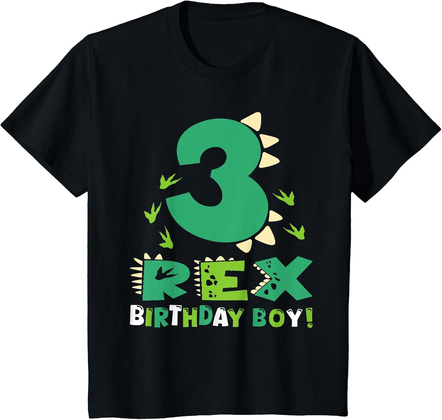 Kids Three Rex 3rd Birthday Third Dinosaur 3 Year Old Bday Boy