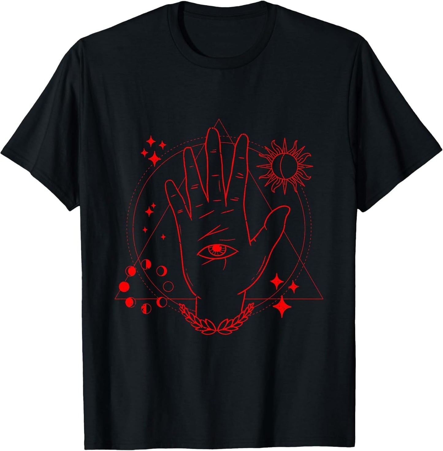 Occult Hand Sacred Geometry Witchcraft Mystic Blackcraft