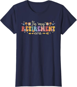 Groovy Retro in My Retirement Era Funny Teacher Retired 2025