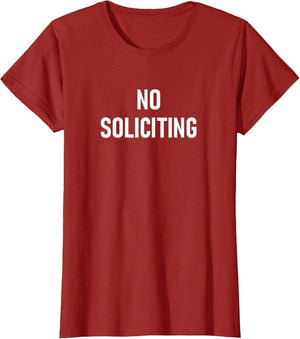 No Soliciting, Funny, Jokes, Sarcastic