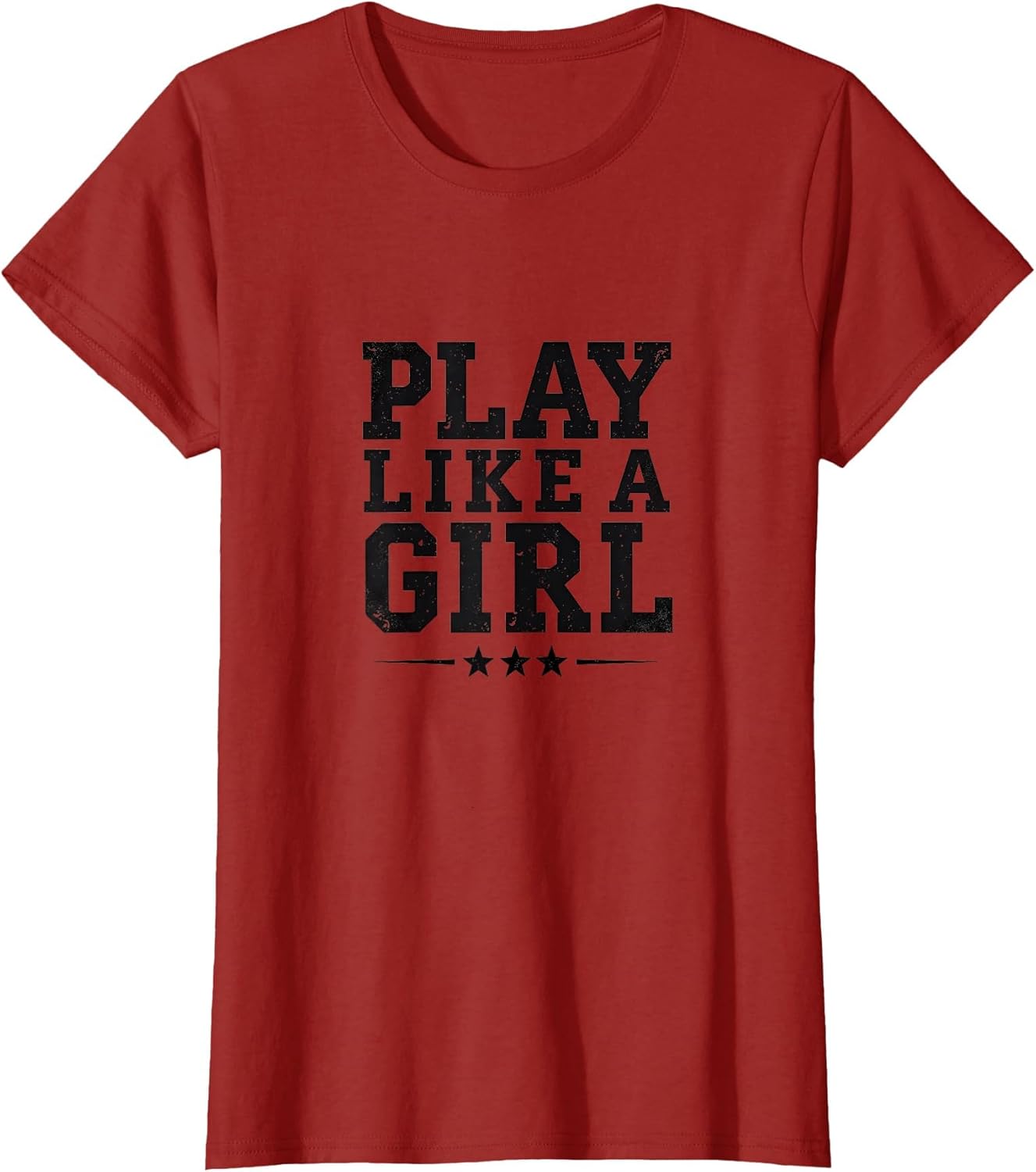 Play Like A Girl Women Football Design