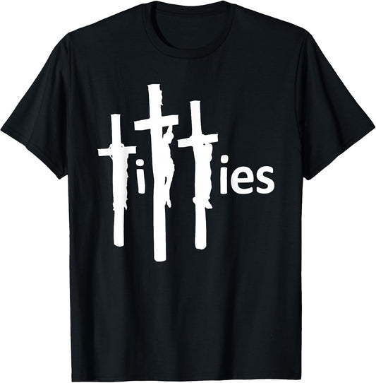 Titties on The Cross, Funny Offensive, Funny Sarcastic Jesus