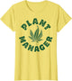 Plant Manager Marijuana Leaf Weed Cannabis Pot Smoker Gifts