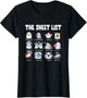 The Sheet List Funny Ghost Puns Halloween Costume Bullsheet