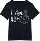 I Am 49 Plus 1 Middle Finger Funny 50th Birthday Women