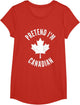 Pretend I'm Canadian Canada Day Canadian Halloween Costume