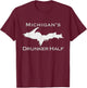 Michigans Drunker Half Upper Peninsula Yooper 906