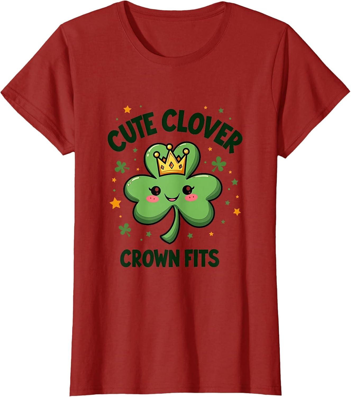 Cute Clover Crown Fits Saint Patricks Day